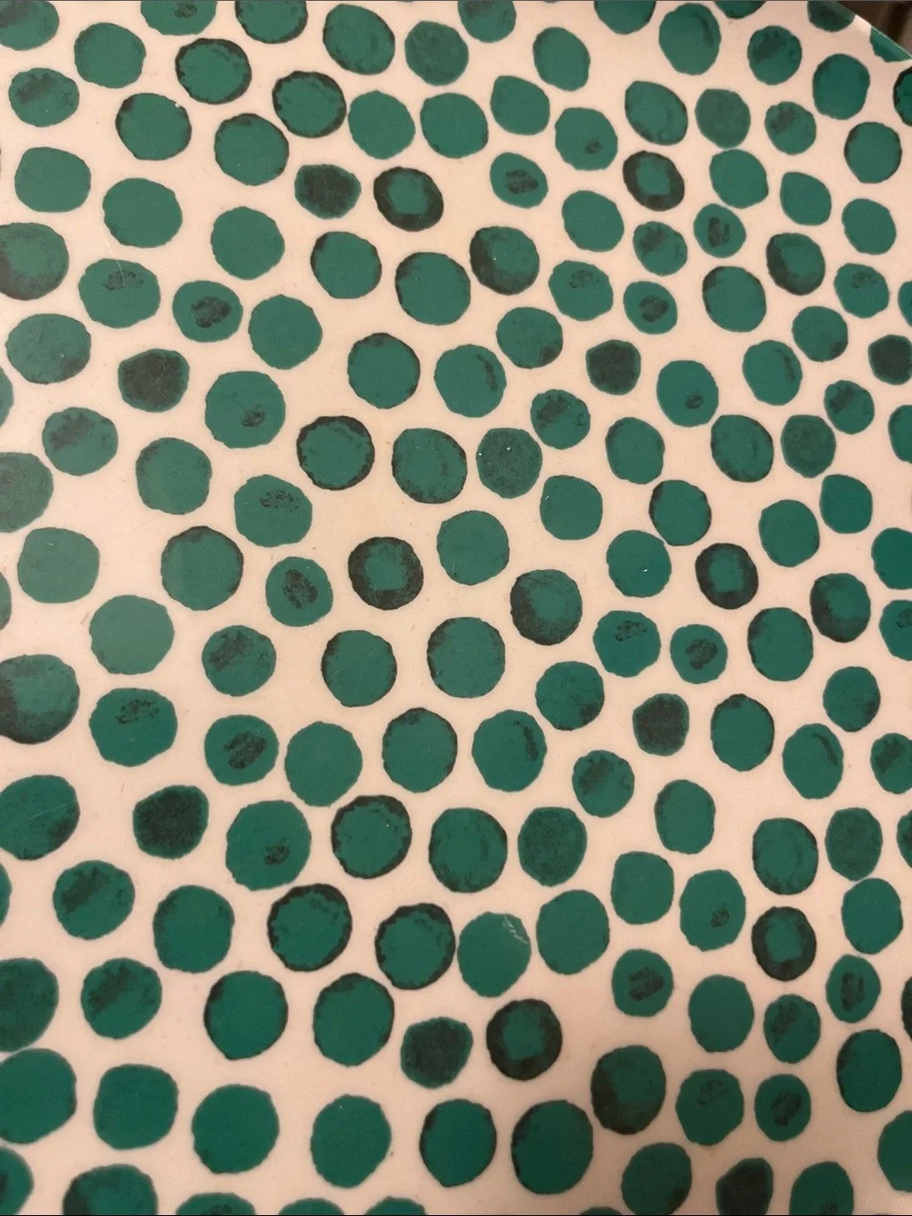 EUC Target Opal House White and Teal Polka Dot Melamine Serving Platter
